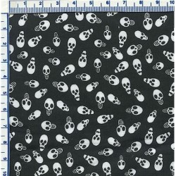 Patchwork fabric HALLOWEEN - Skulls 206 - Cutting 50 x 55 cm
